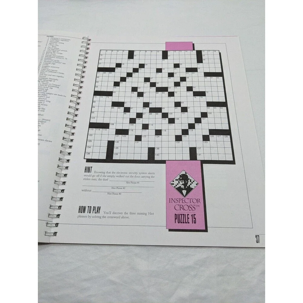 Inspector Cross Crossword Capers And Mystery Word Teasers Volume 2